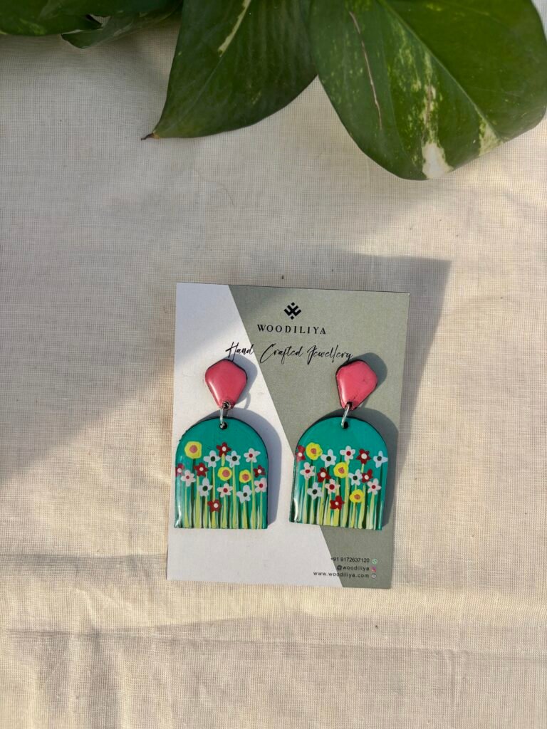 Floral Pattern Earrings