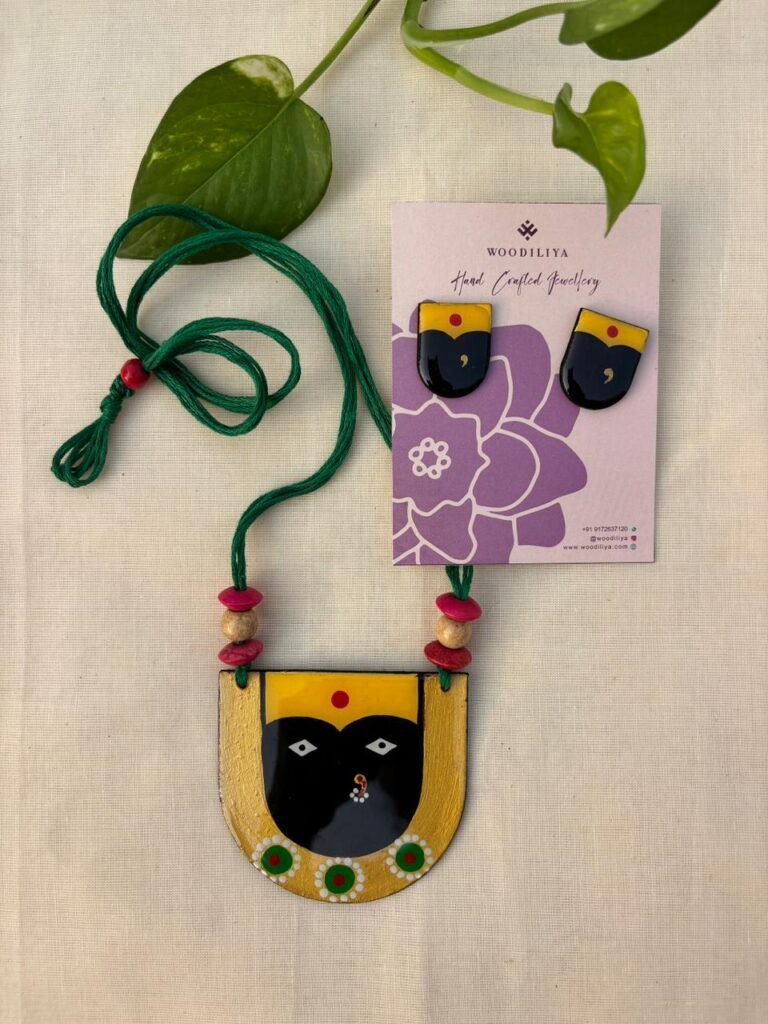 Mahalaxmi necklace Goddess Mahalaxmi statement necklace handmade Traditional Mahalaxmi necklace handmade jewellery