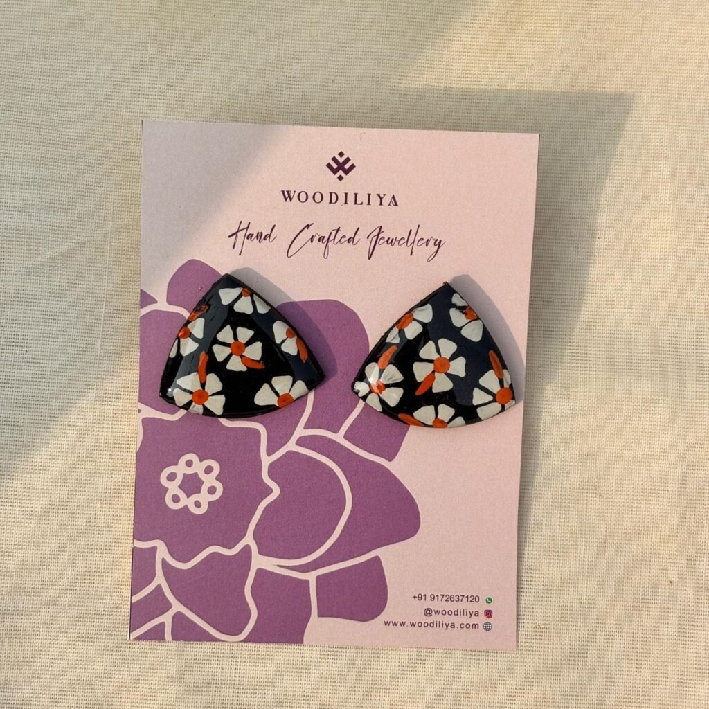 Floral Pattern Earrings