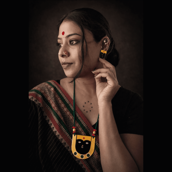 Mahalakshmi with model